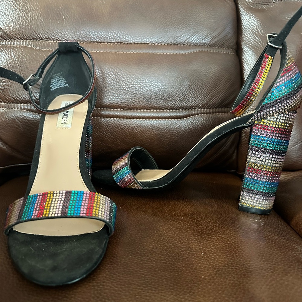 Steve Madden Multicolor Strappy Heels